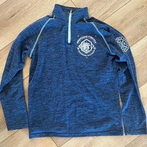 American Fighter quarter zip youth large